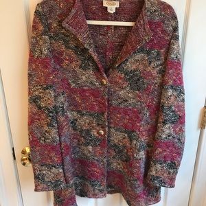 Talbots Cardigan multi colored